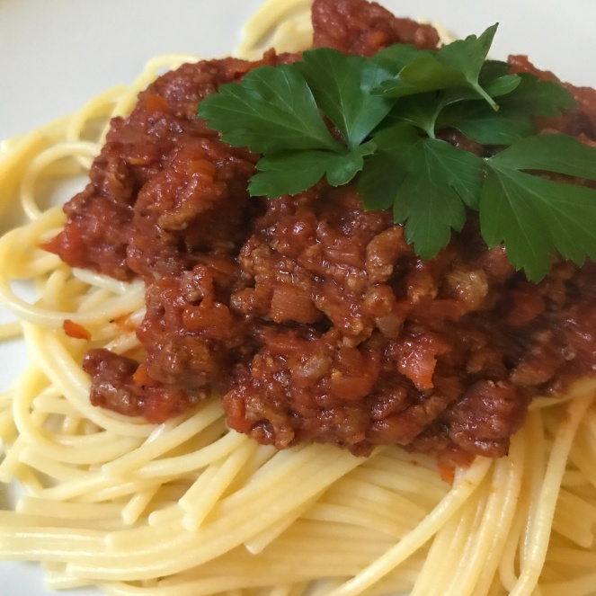 Gluten and Dairy Free Spaghetti Bolognese
